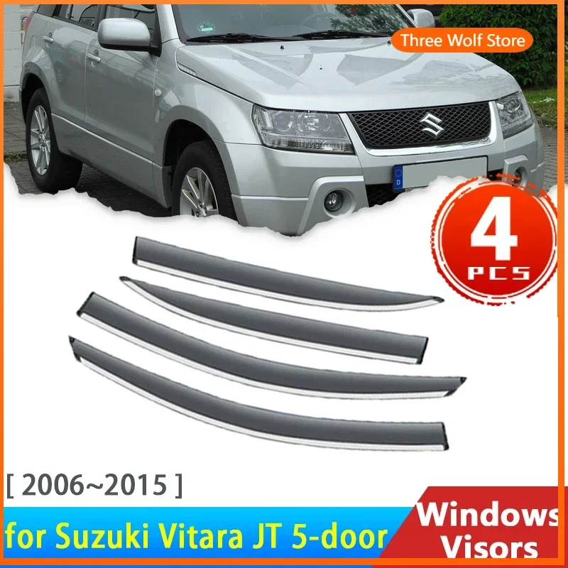 Лобовое стекло для Suzuki Grand Vitara SZ JT 5-дверный 3 2006 ~ 2015 аксессуары автомобильные боковые козырьки дождевик для бровей солнцезащитный козырек дефлекторы