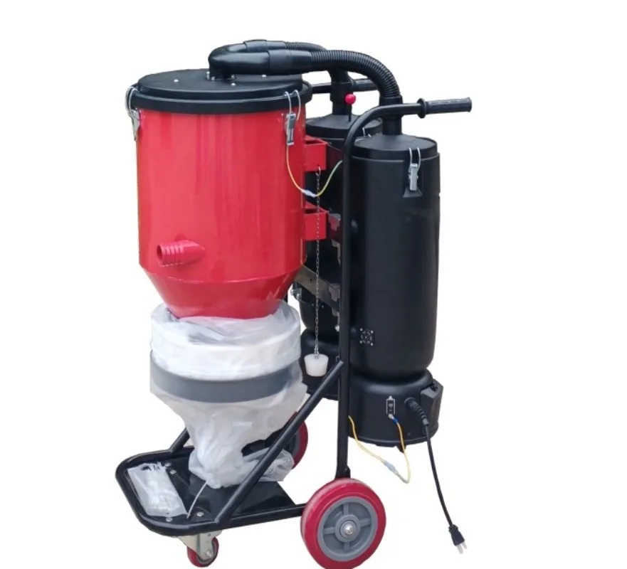 Electric cyclone dust collector, commercial 100L capacity, with dust bag, brand new 2024