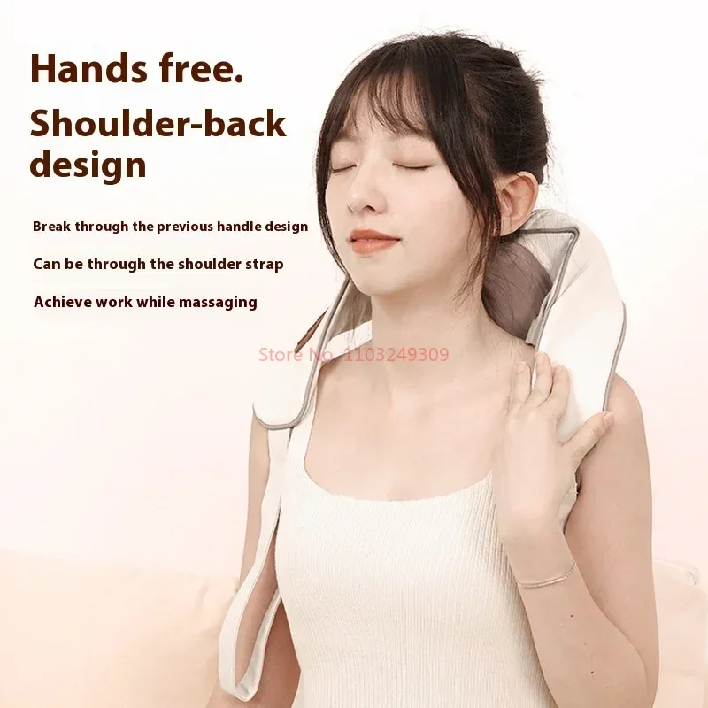 Shoulder And Neck Massager Korea 26w Bldc Massager Shoulder And Neck Multifunctional Kneading Hot Compress Massage Shawl