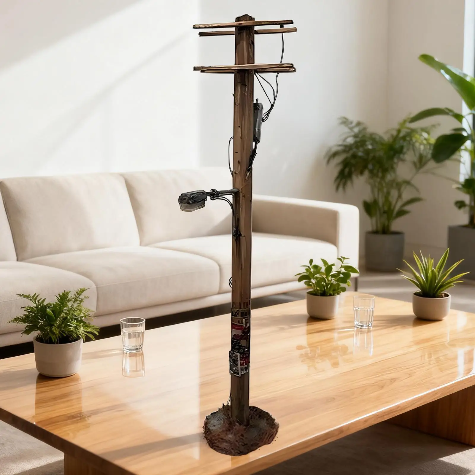 Table Lamp Mini Streetlight Shape Atmosphere Lighting Small Tabletop Streetlight Light for Desk Bedroom Living Room Home Shelf