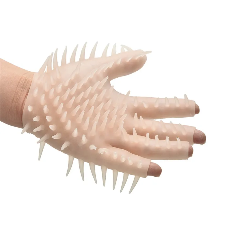 Massage Sauna Gloves For Woman Squirt Penis Vagina Clit Stimulate Masturbation