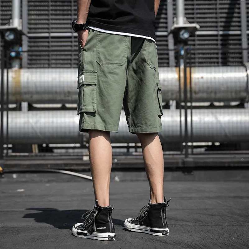 Summer Casual Shorts Men New Cotton High Quality Cargo Men's Multi-pocket Short Pants Male Clothing