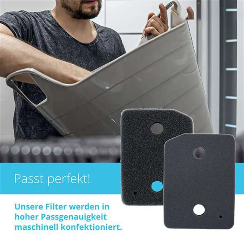 5 قطعة مرشح رغوة مجفف ملابس ل 9164761   مجفف مضخة الحرارة، حصيرة مرشح الإسفنج، مرشح الوبر للمجفف المكثف