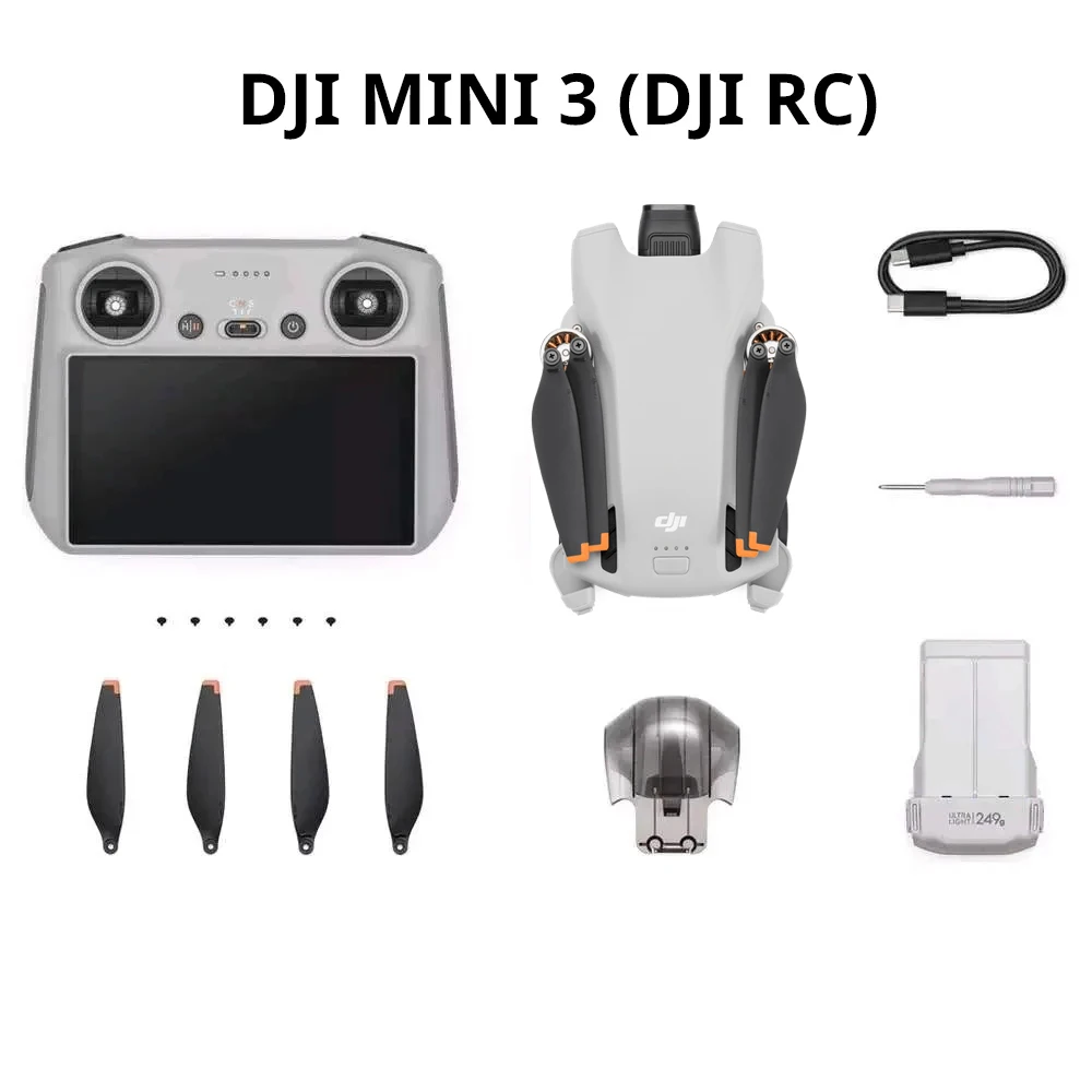 طائرة بدون طيار DJI Mini 3 الأصلية ، العلامة التجارية الجديدة ، متوفرة في المخزون