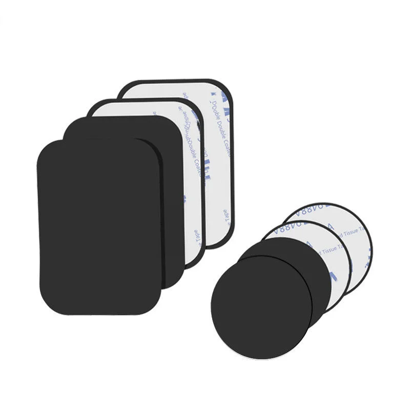 5pcs/lot Magnetic Metal Plate For Car Phone Holder Universal Iron Sheet Disk Sticker Mount Mobile Cellphone Magnet Stand