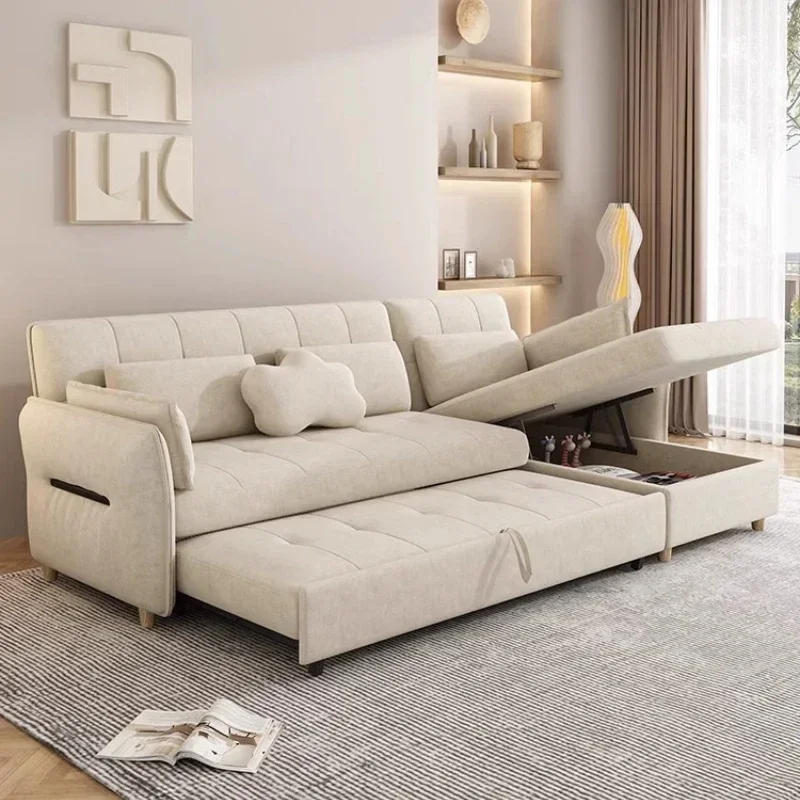 

Multifunctional Living Room Sofa Bed Folding Double 2025 New Apartment Couch Chaise Pull Out Divano Soggiorno Home Furniture