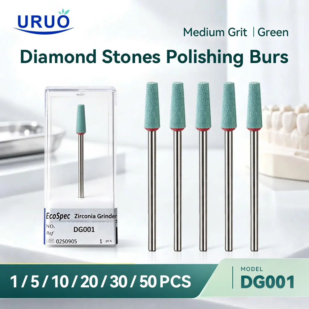 Dental Polishing Burs Ceramic Diamond DG/DC/DY/DX Dental Lab Diamond Stones for Zirconia EMAX Ceramic Pregnant Grinding Burs