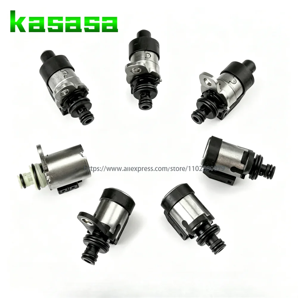 RE5R05A 7Pcs Transmission Solenoid Valve For Nissan Frontier Pathfinder Armada Titan Infiniti EX35 FX35 G35 Hyundai Genesis