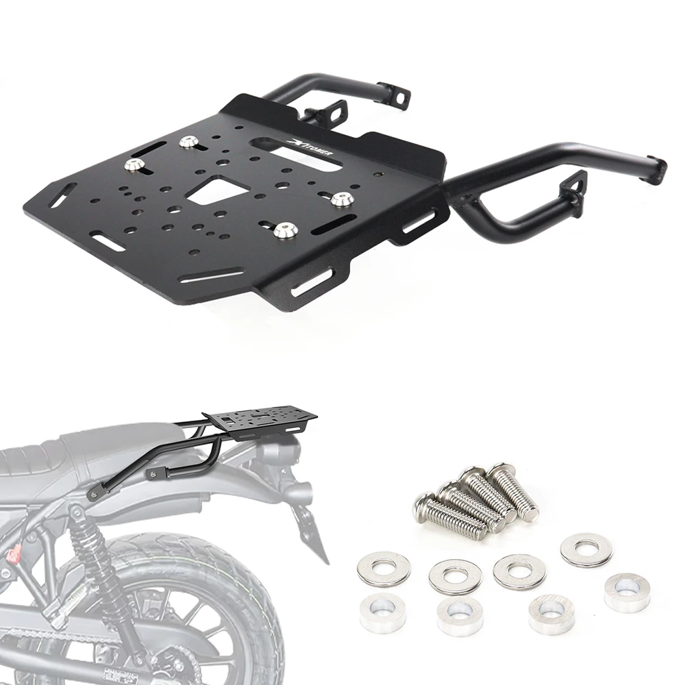 

For Honda CL 250 CL 300 CL 500 SCL 500 Motorcycle Rear Luggage Bracket Storage Top Case Support Carrier Cargo Tail Bag Holder