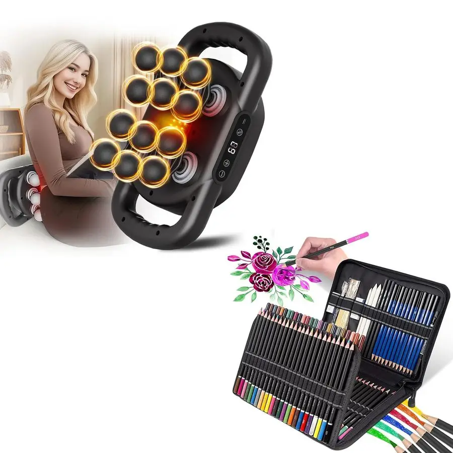 Gun amp 98PCS أقلام رصاص ملونة