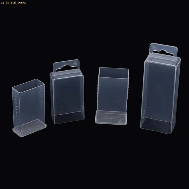 W3JE Portable Telescópico Bit Organizadores Box Caso almacenamiento cortador plástico transparente para fácil