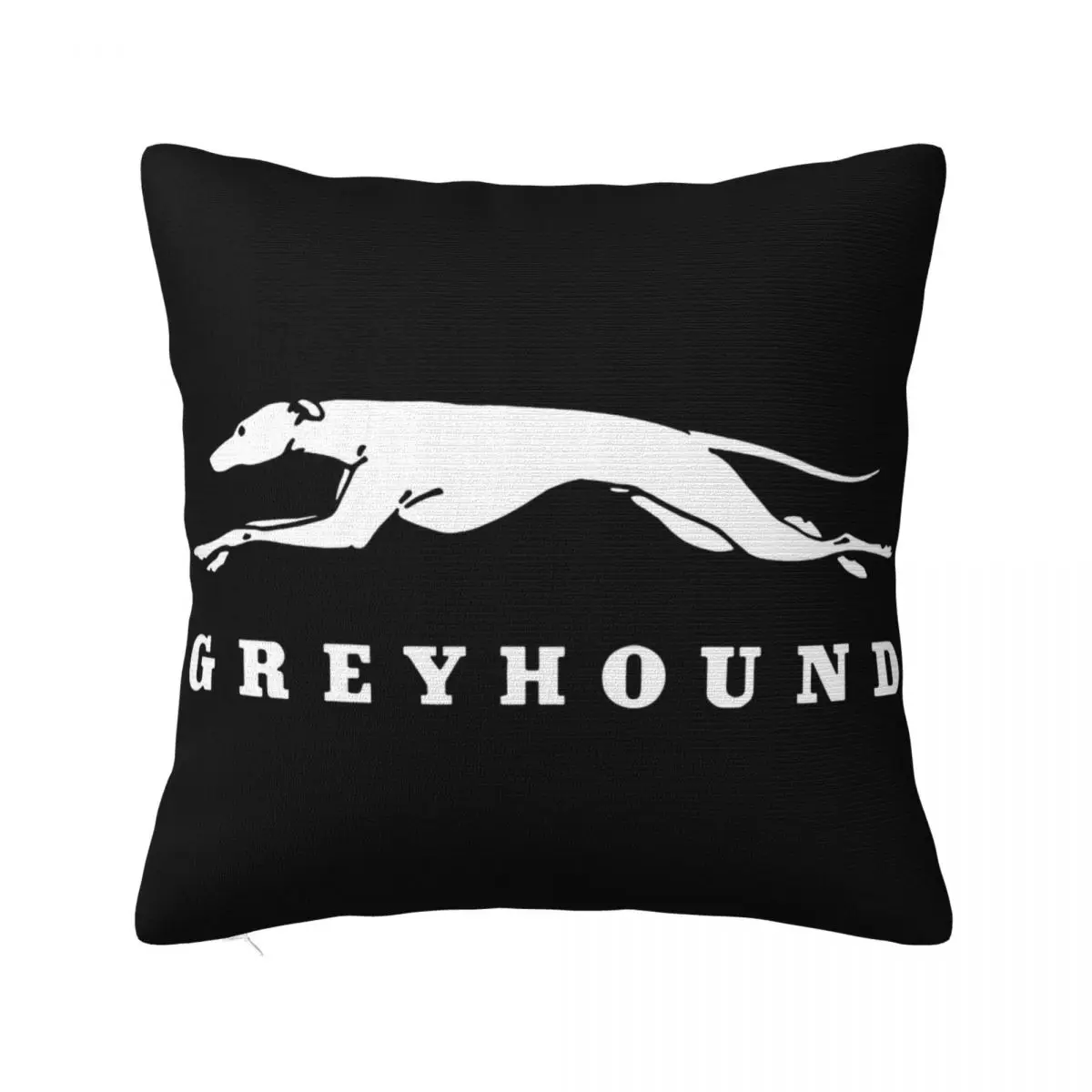 Greyhound Speed Dog Bus Retro Logo Warmer Women Men Text Slim Fit Goth Unique Chinese Style Pillow Case