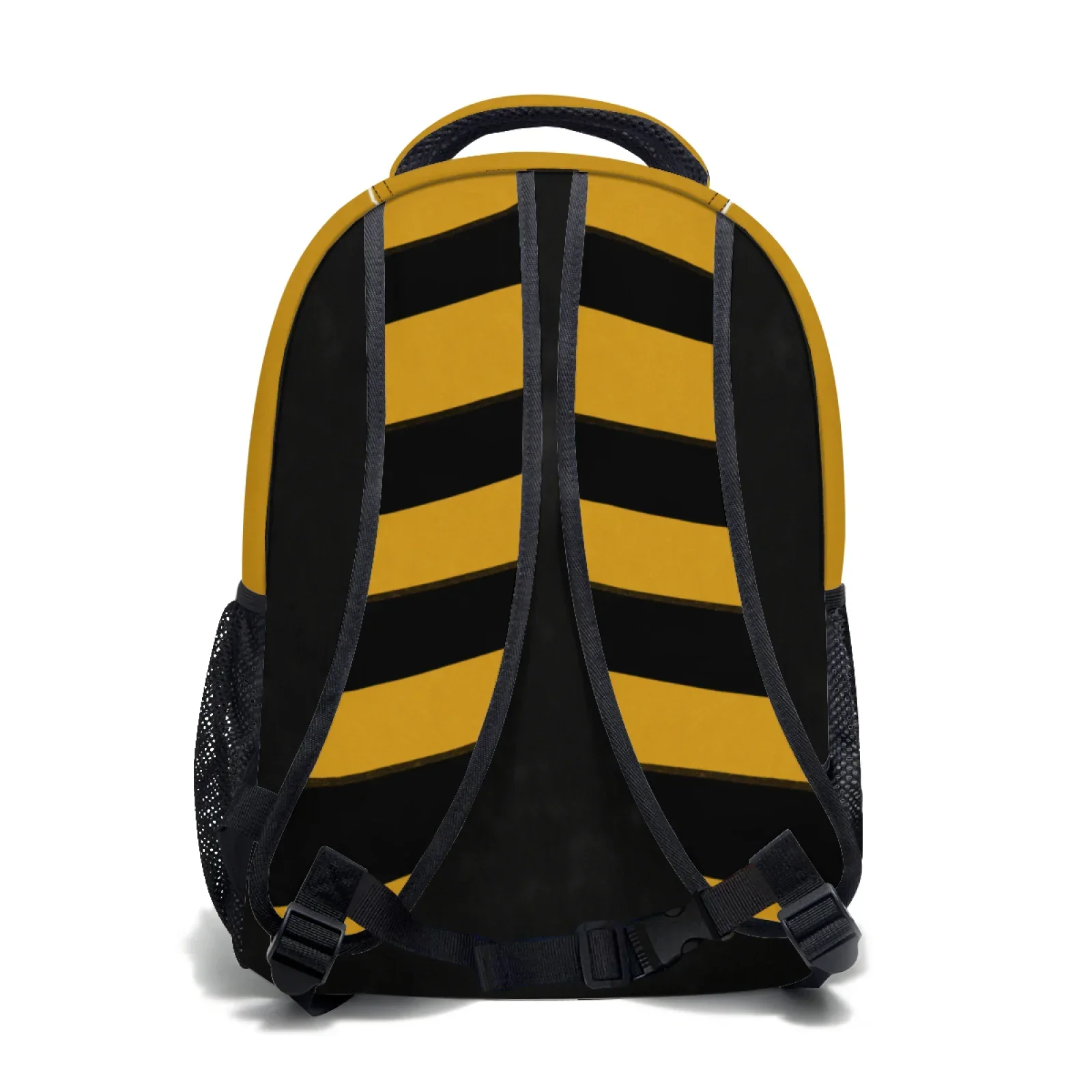Custom Bag 16.5 Inch Anime-Themed Backpack Featuring A Bright Golden And Black Design - Lightweight, Adjustable Straps, Tablet P