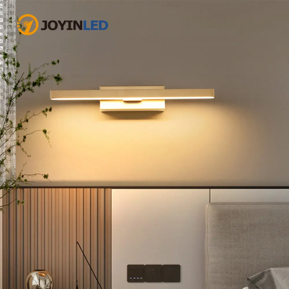 

9W Modern Led Indoor Wall Light Aluminum 180° Rotating Living Room Bedroom Hotel Room Bedside Wall Light AC 90-260V Wall Lamp