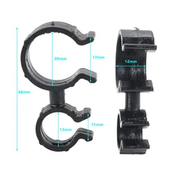 2Pcs Car Plastic Hose Holder Tubing Support Clip Bracket Clamp Rivet for Golf 6 MK6 Jetta Passat CC Tiguan Touran Black Car Clip