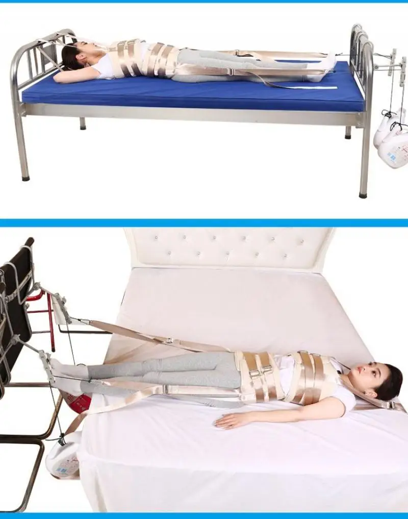 Lumbar Traction Device for Lumbar Disc Herniation Lumbar Muscle Strain Rehabilitation Treatment Stretching Traction Belt