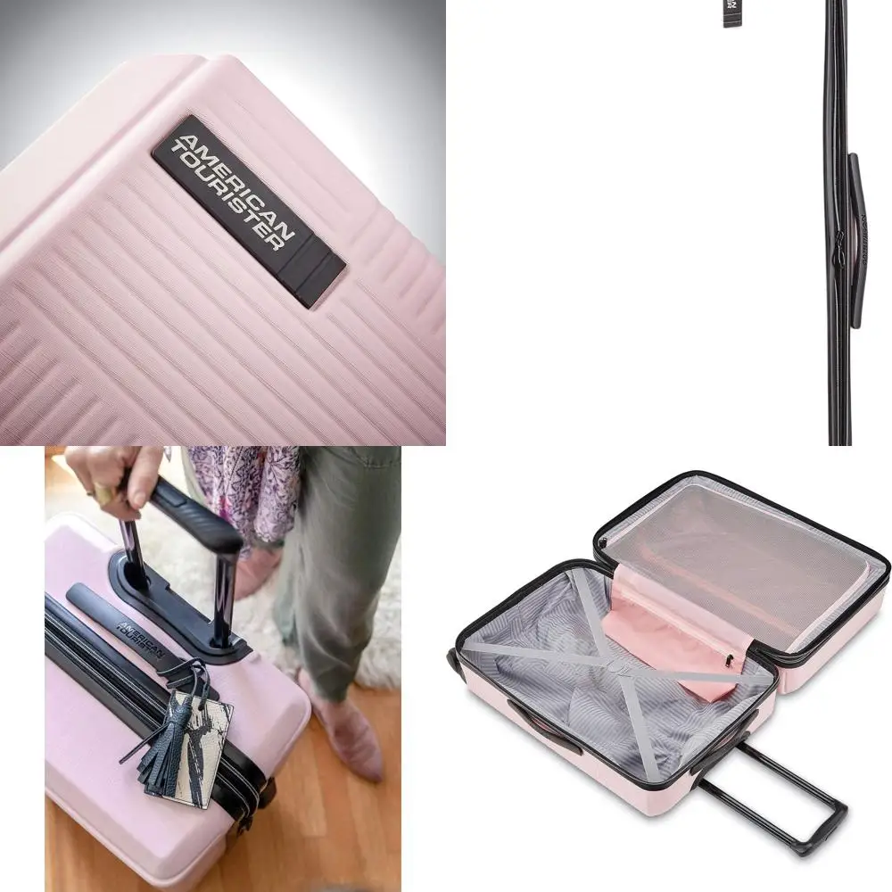 Equipaje giratorio rígido expandible: rubor rosa, American Tourister Stratum XLT, 28 checked-in grande