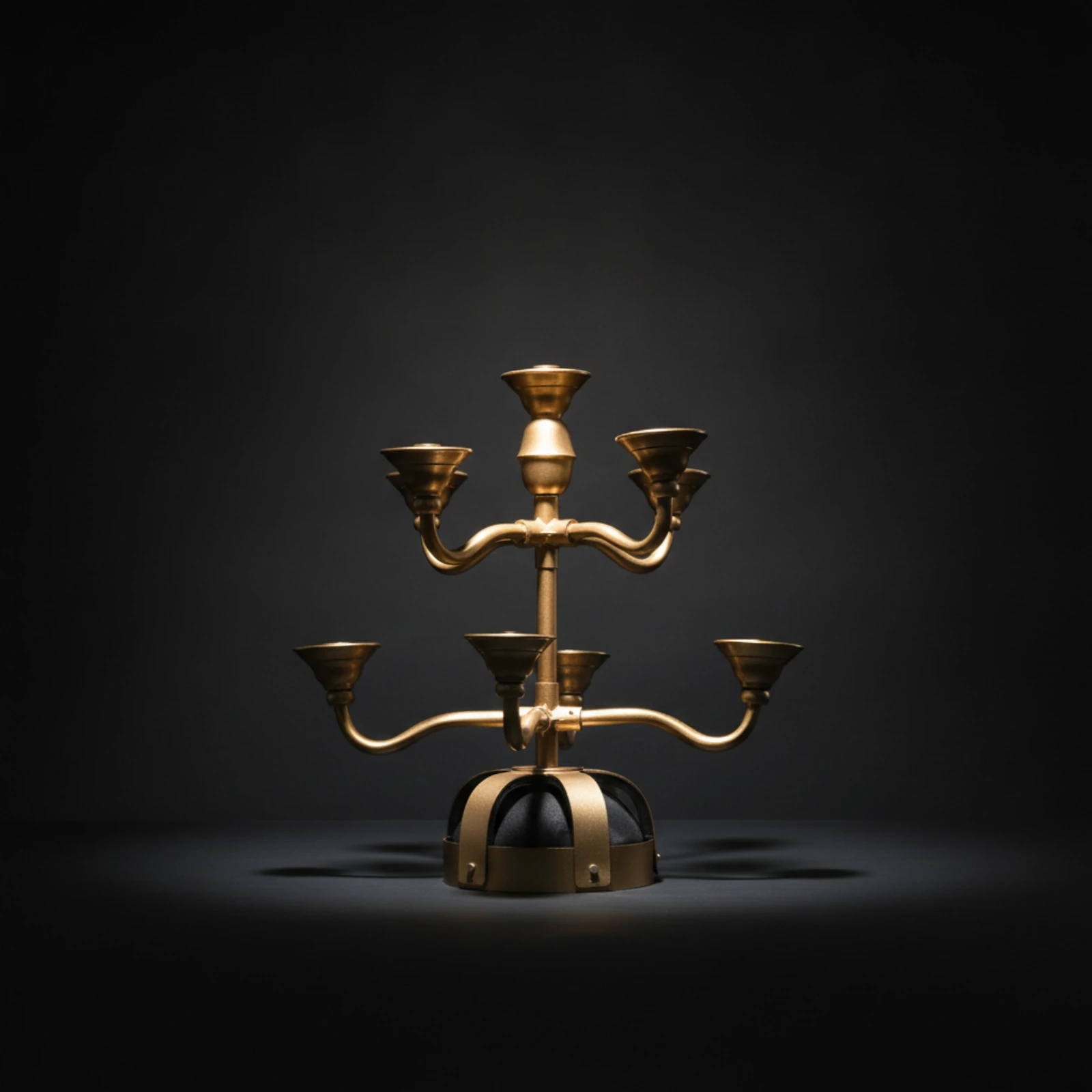 Candlestick Holder Headpiece Symmetrical Head Candlestick Headwear Lightweight for Performers, Stage Performances