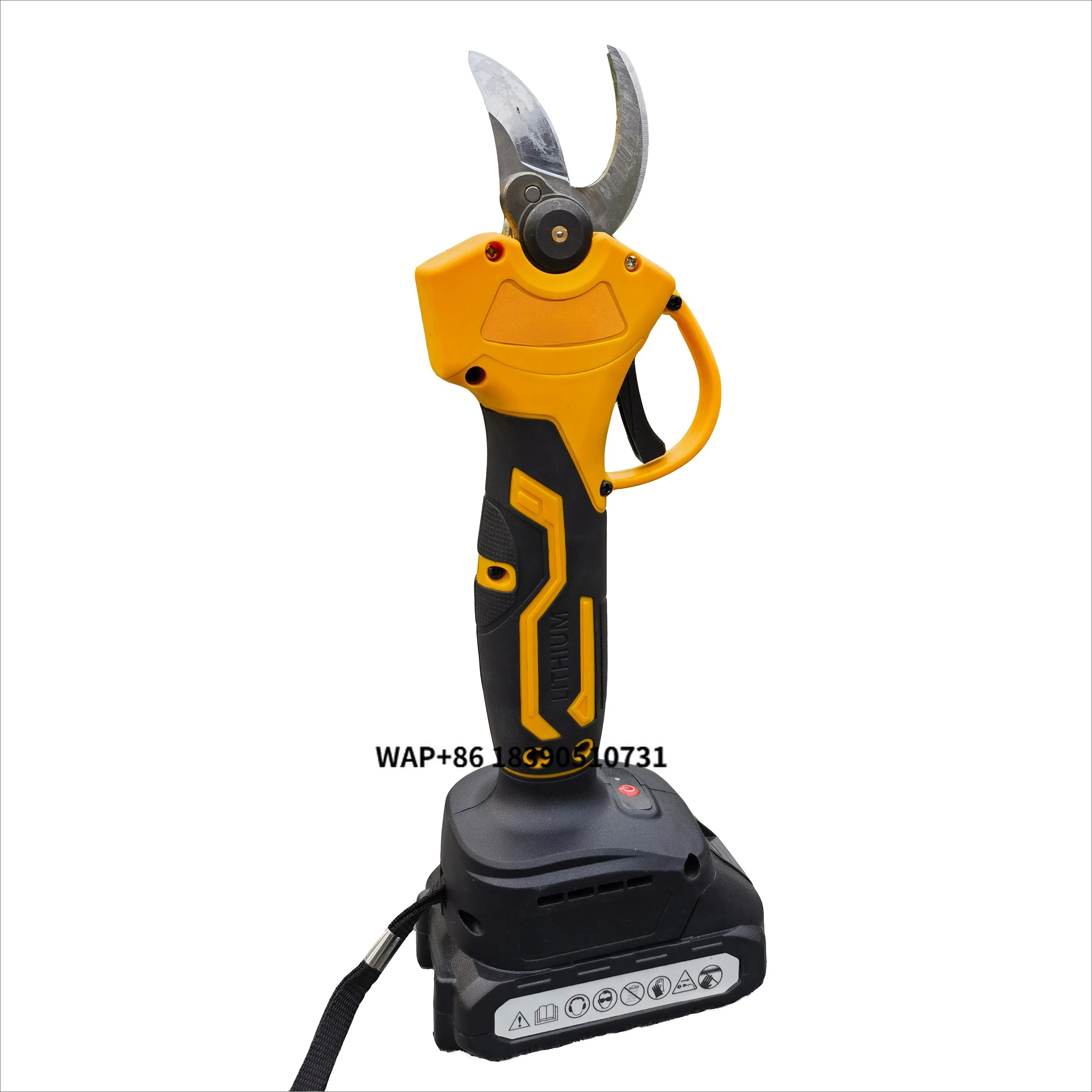 

KANGTON 25mm Cordless Portable Brushless Electric Pruning Shears with SK5 Blades for Gardening Tree