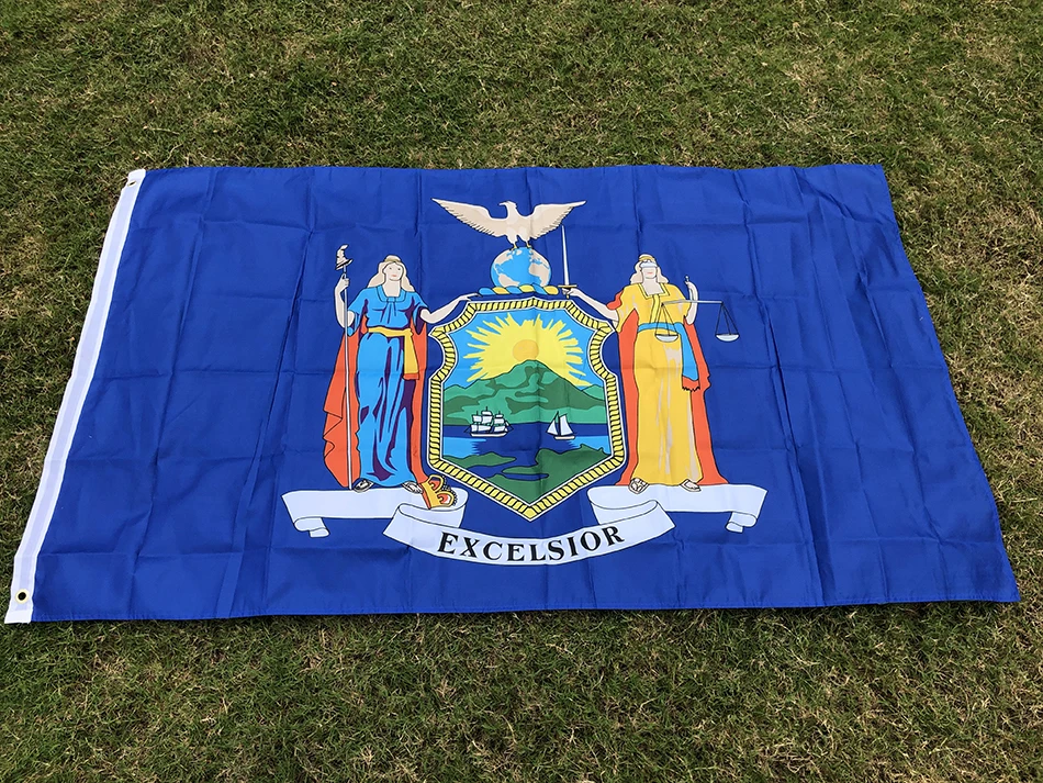 SKY FLAG New York State Flag 90x150CM 3x5fts high quality polyester hanging New York State Flag for home decoration