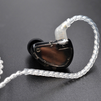 0.75mm 2 Pin Silver Plated Upgrade Cable Gold-plated Pin 3.5MM Earphone Wire for KZ ZAX/ASF/ASX/DQ6/AST/ZAS/EDX PRO/ZEX/ZEX PRO