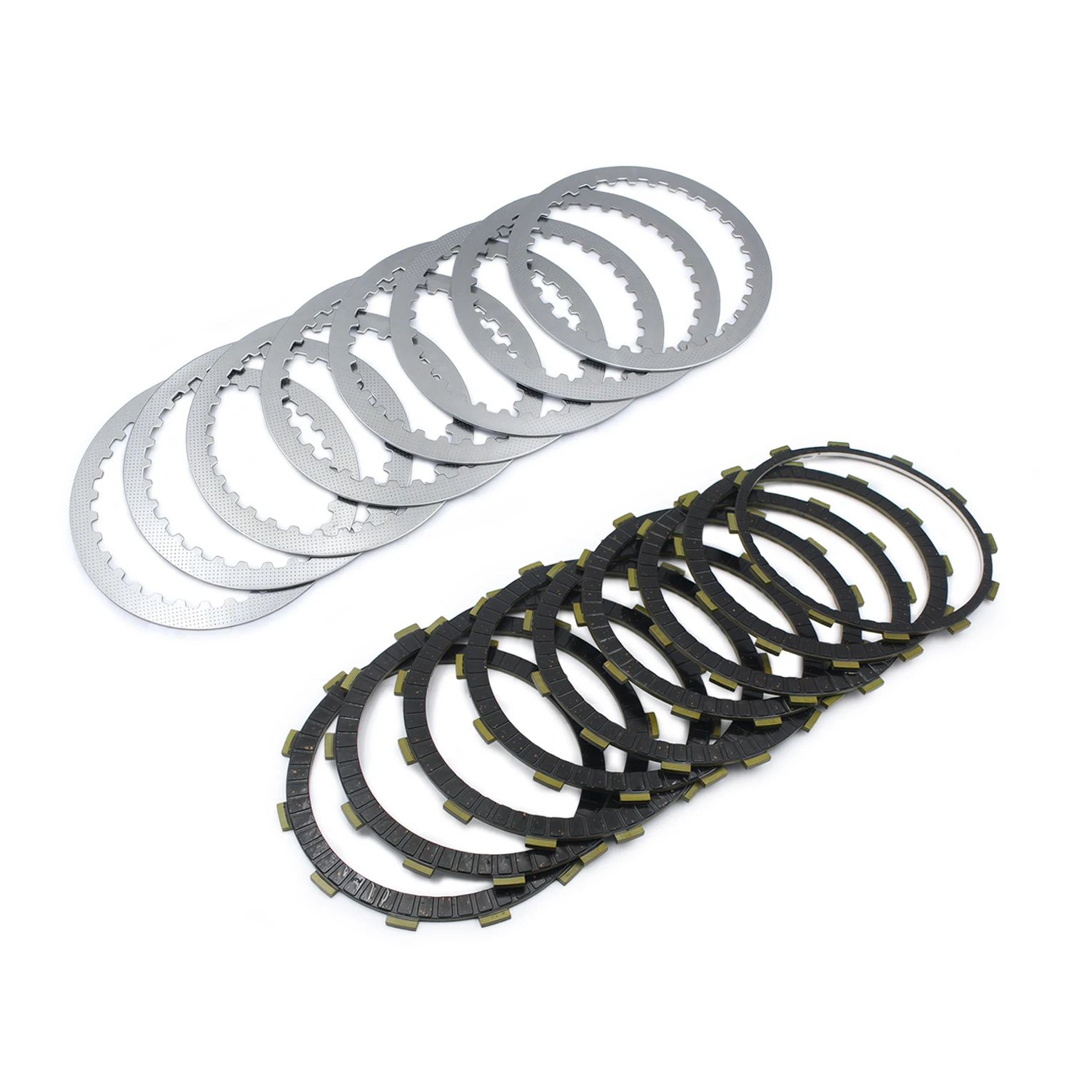 دراجة نارية لدراجة Harley Softail Street Dyna Road King Tri Road Glide Glide Fat Bob Night Train Plate Friction Steel Clutch Kit #2