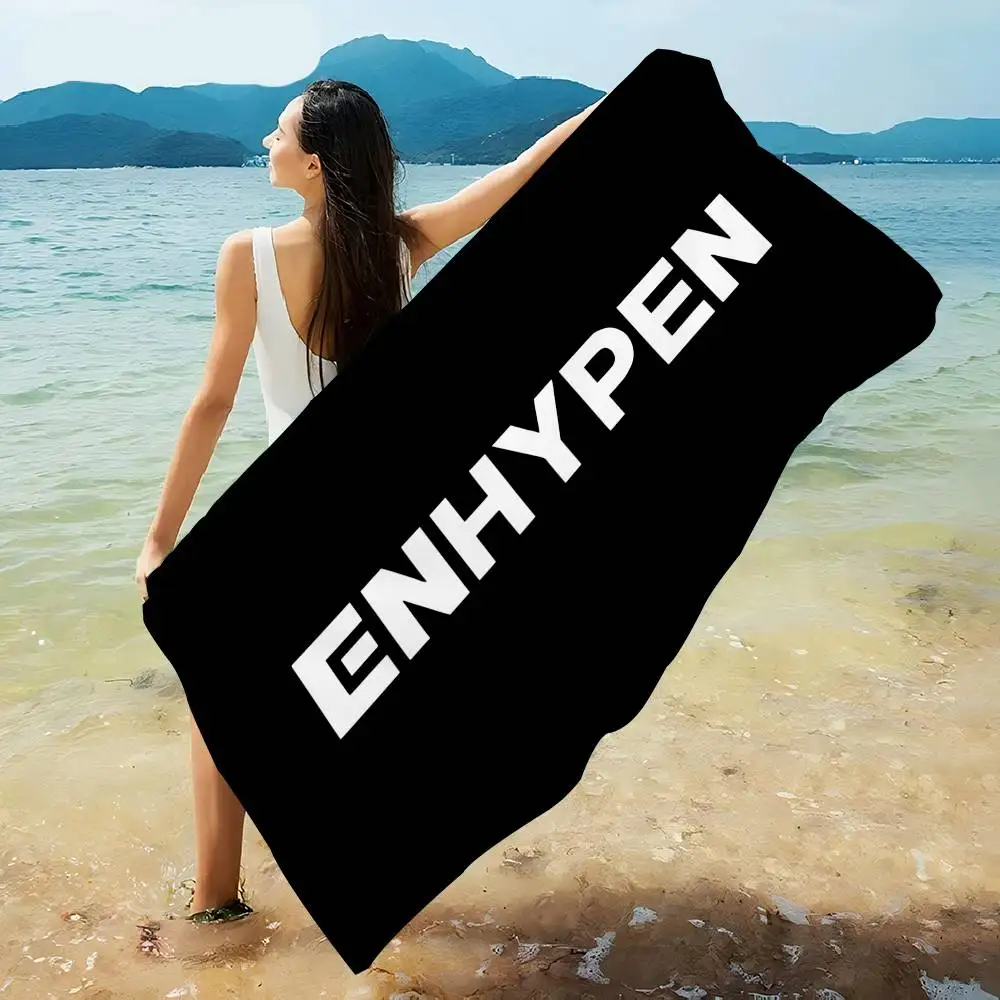 Kpop Man E-ENHYPEN Microfiber Blanket Quick Drying Beach Towels