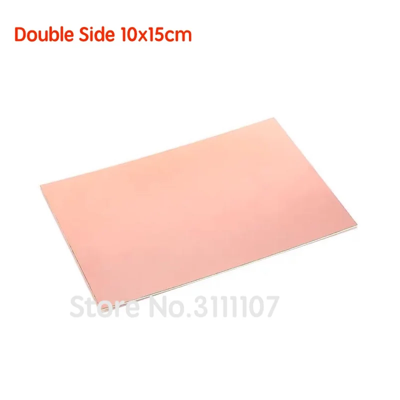 

5PCS/LOT FR4 PCB 10*15cm Double Side Copper Clad plate DIY PCB Kit Laminate Circuit Board 10x15cm 100x150x1.6mm