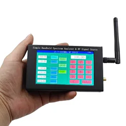 35MHz-6000MHz 6GHz RF Spectrum Analyzer Signal Genertor Tracking Source Touch LCD 5000mAh Battery