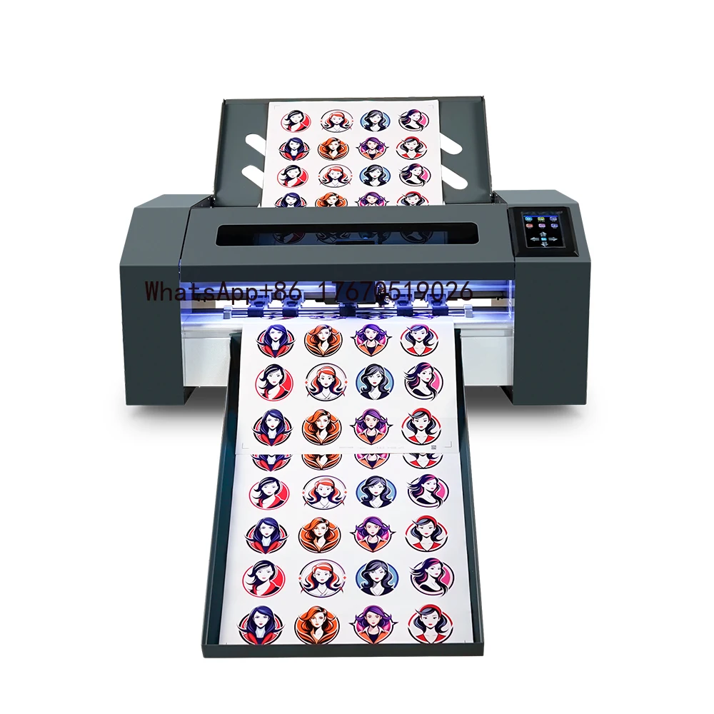 2026-2026 Stable Stepper Motor Auto Feeding Label Cutting Machine CCD Automatically Contour Locates Sheet Cutter