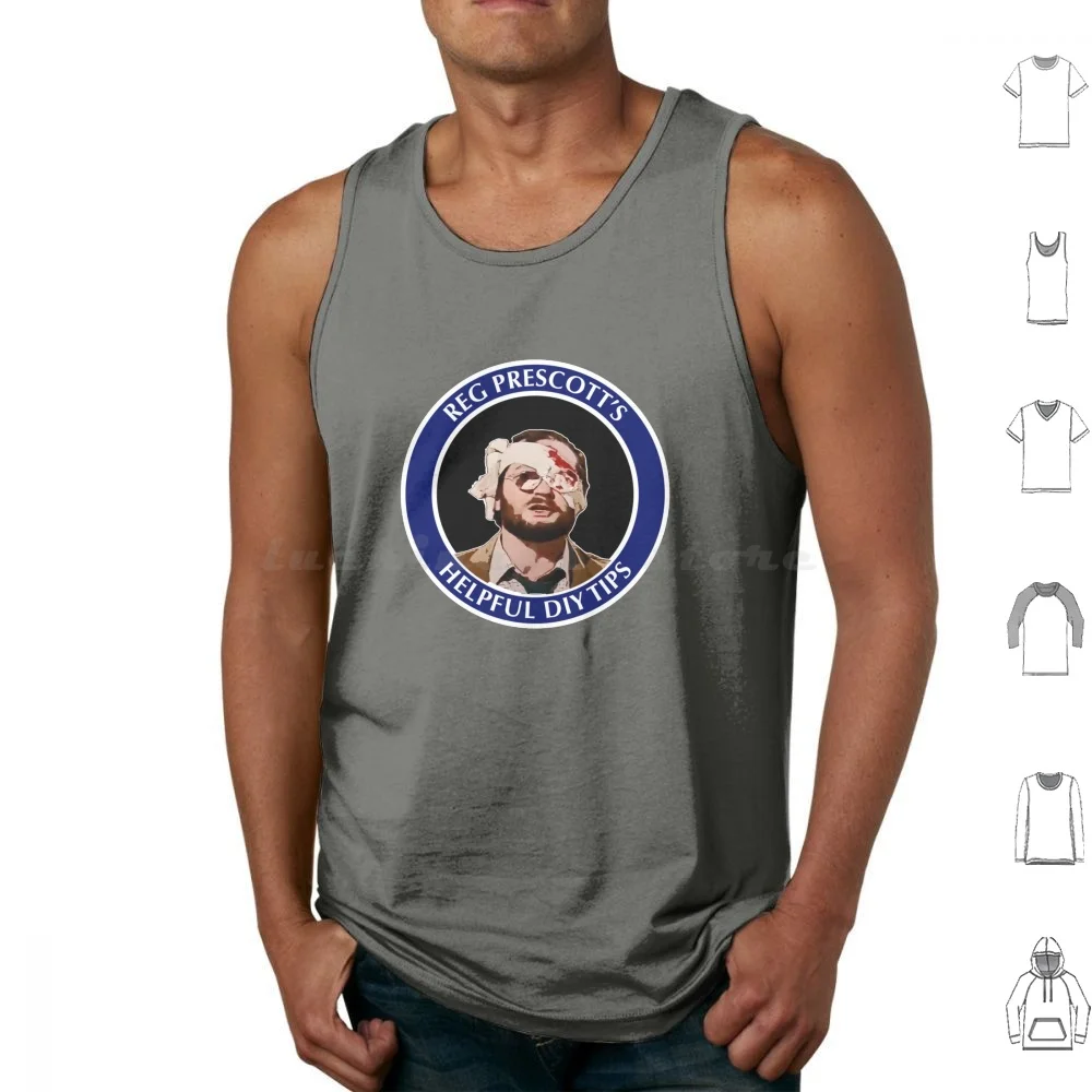 Reg DIY Tank Tops Vest Sleeveless Kenny Everett Kenny Everett Show Tv Show Reg Reg DIY Accident Prone Clumsy DIY Freaks