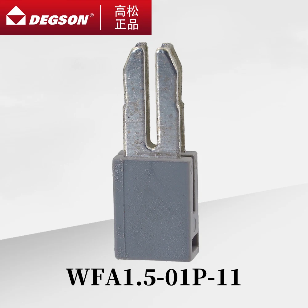10Pcs DEGSON WFA1.5-01P-11-00ZH WFA2.5 WFA4 WFA6 Sensor DIN RAIL TERMINAL BLOCKS PHOENIX CONNECTOR Lead 7439-92-1 NS35/7.5