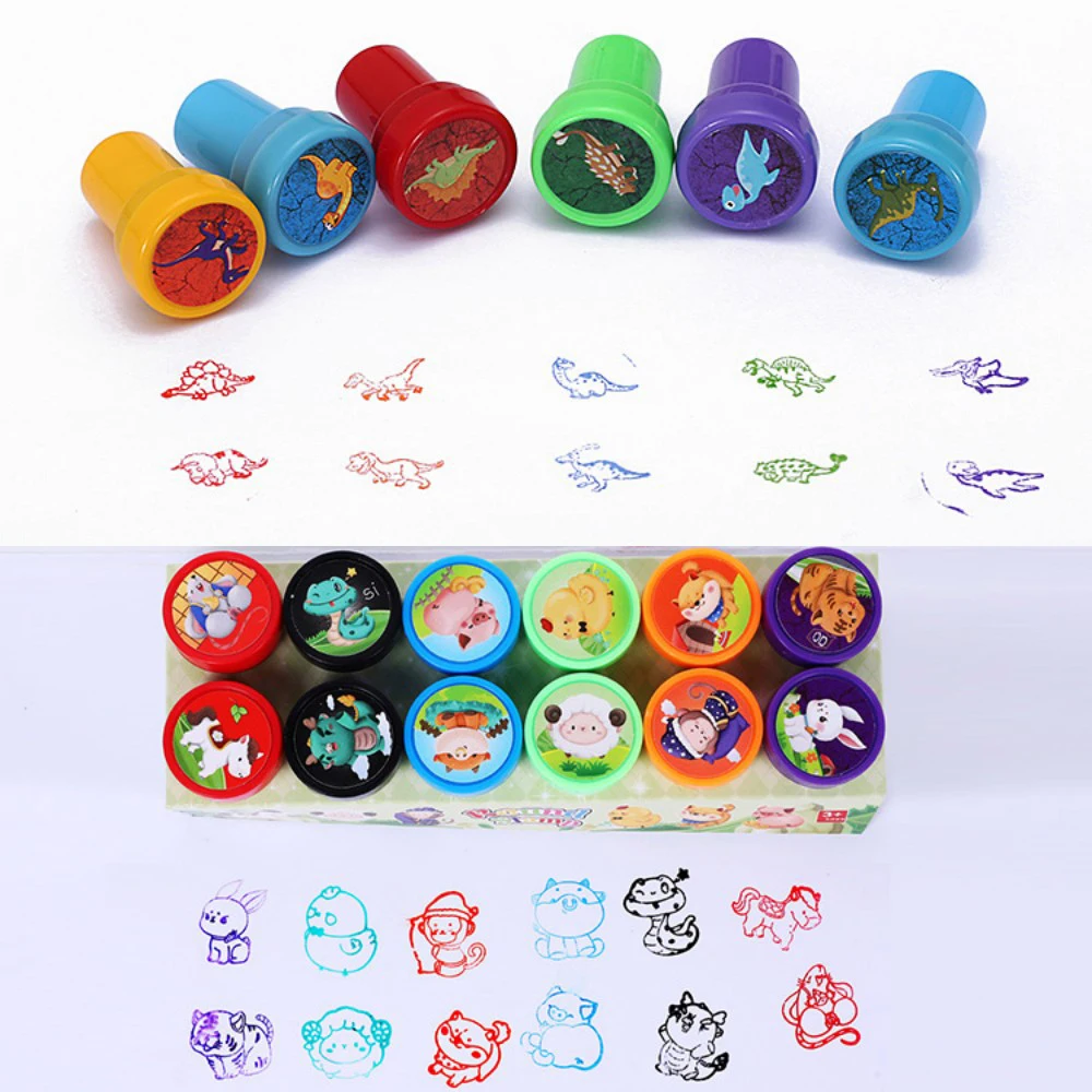 Animal Jigsaw Puzzles kids Birthday Pinata Fillers Toys Self-ink Seal Bouncy Ball Party Favors Kid Gift Rewards Surprise