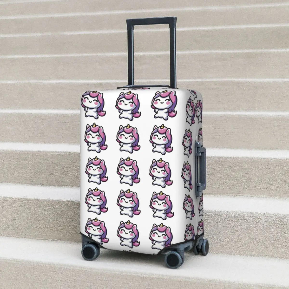 

Adorable Kawaii Unicorn Suitcase Cover Protection Elastic Travel Luggage Protector Covers for 18-32 Inch
