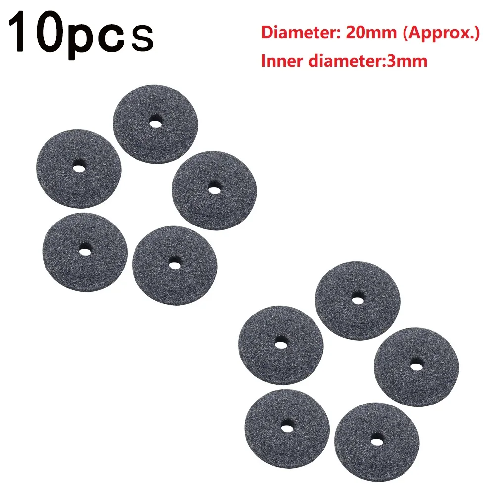 

10pcs 20mm Diameter Electric Sharpener Medical Polishing Cutting Small Grinding Wheel Disc Non-woven Ceramic Grinding Wheel