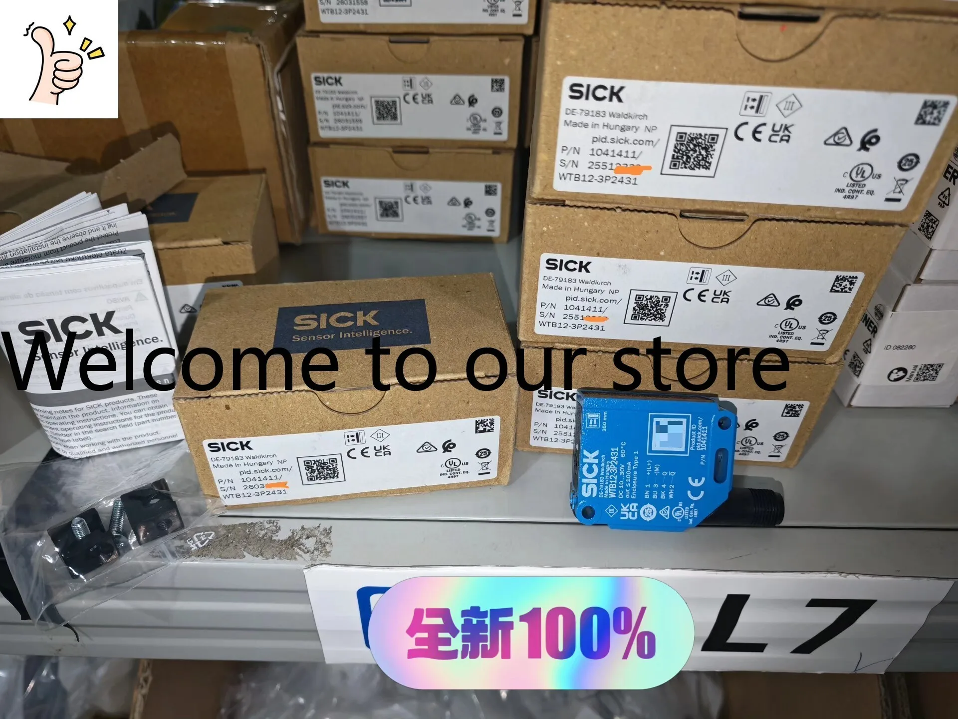 WTB12-3P2431 Has A Lot Of Real Price Inventory, Brand New Original German Sick Photoelectric Open