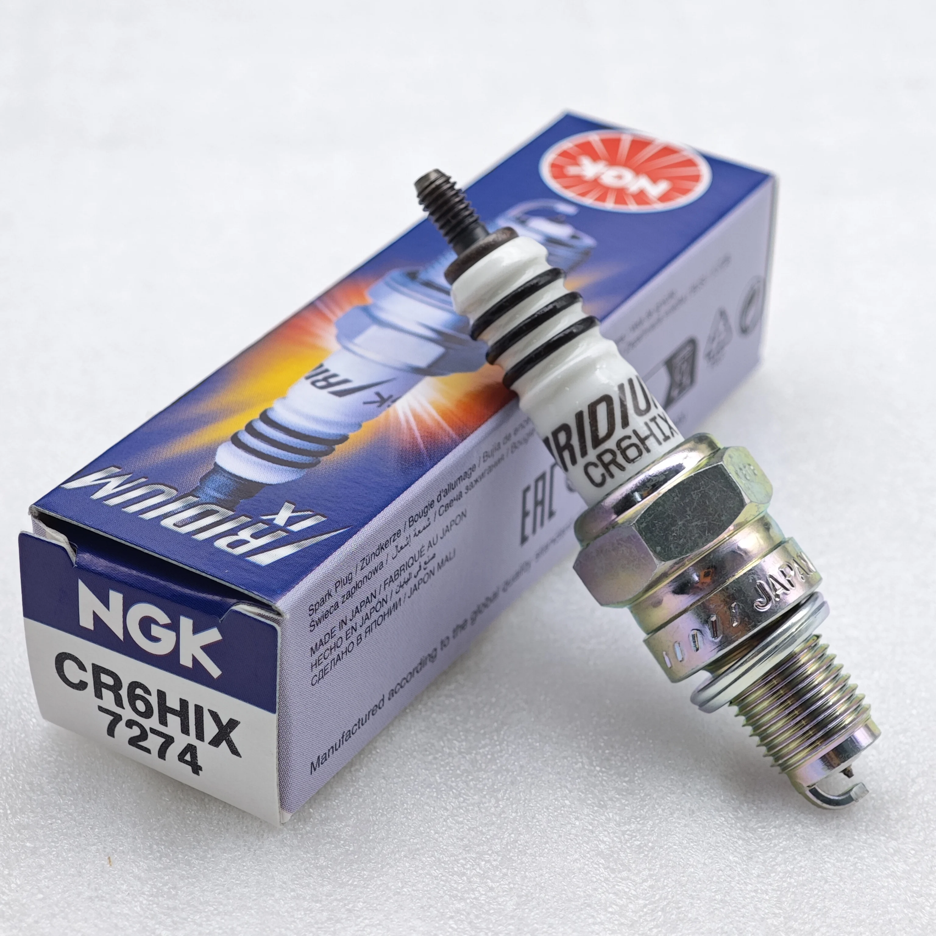 1pcs NGK Iridium Spark Plug CR6HIX 7274 Upgrade CR6HSA C6HSA