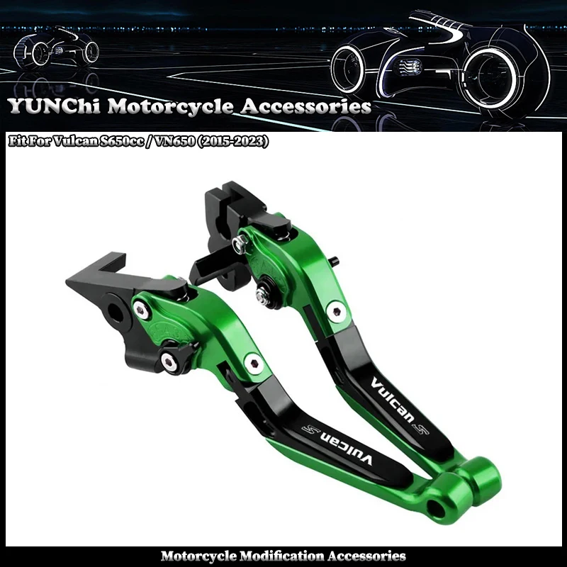 Fit For KAWASAKI VULCAN S 650cc  VN650 2015-2023 Motorcycle Clutch Lever Brake Lever Set Adjustable Handle Levers Accessories