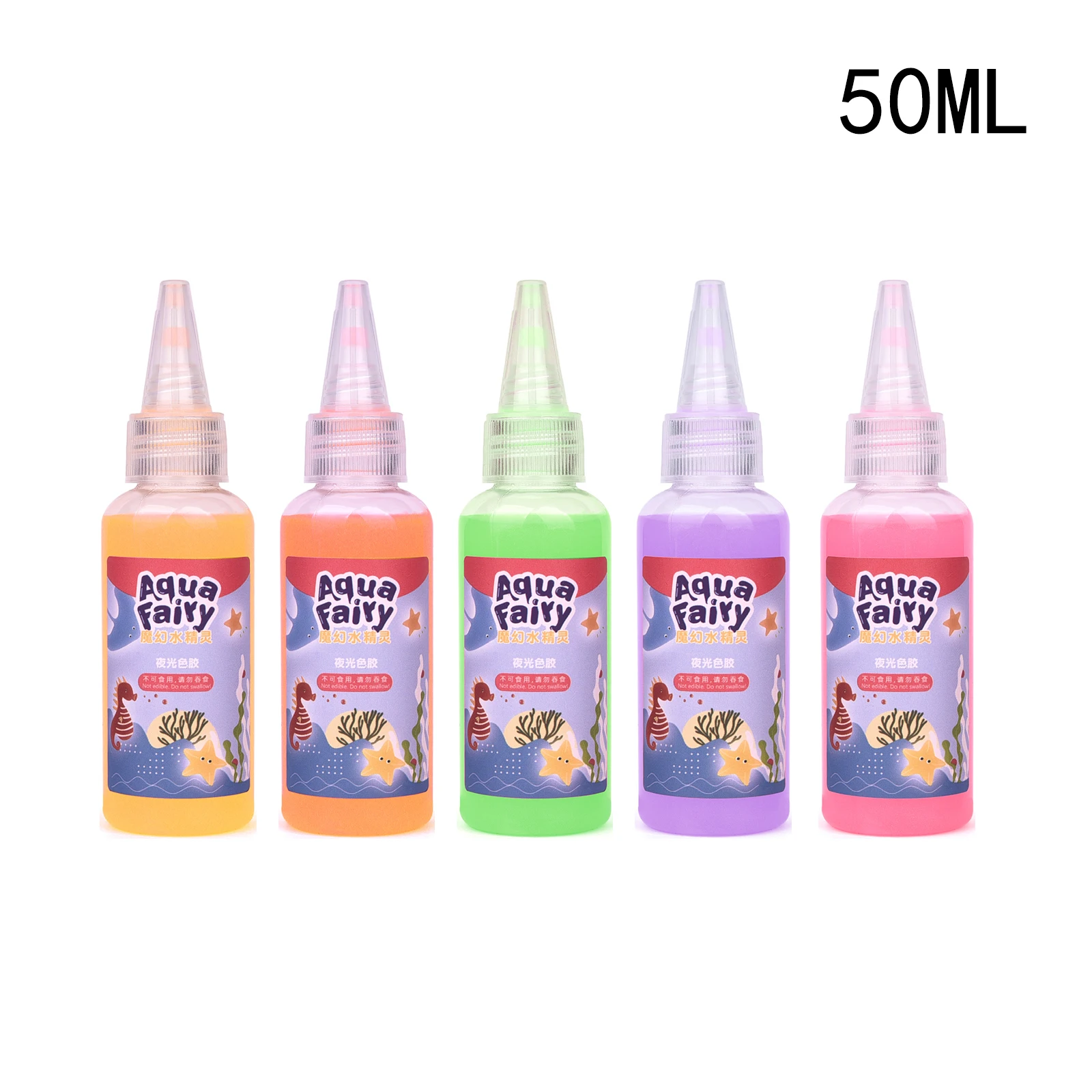 Aqua Fairy – Set Créatif Gel Magique – 13 Flacons, Animaux Marins 3D – DIY, Dès 5 Ans