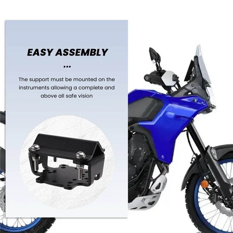 B07A-دراجة نارية الملاحة قوس الهاتف المحمول لتحديد المواقع لوحة قوس حامل هاتف ل Tenere 700 TENERE 700 Tenere700 #5