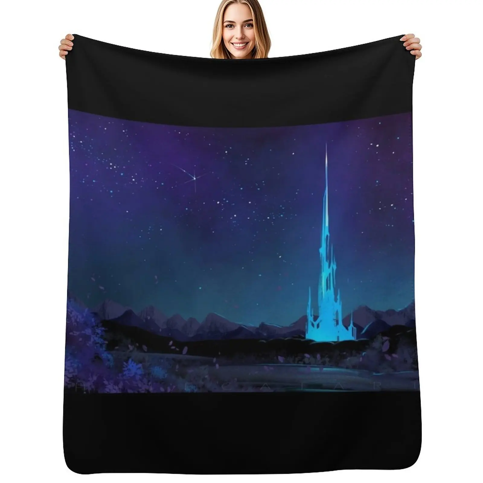 

Lakeland at Night Throw Blanket Moving Furrys Baby Beach Blankets