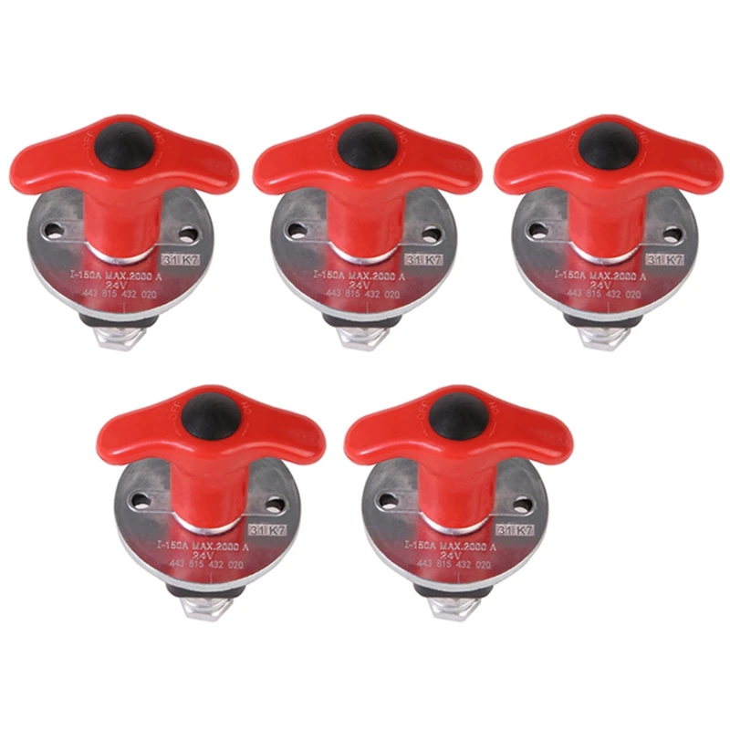 5X 150A-250A WH-A007 Car Battery Switch Battery Disconnect Kill Cut Off Switch For Boat Truck Battery Disconnect Switch