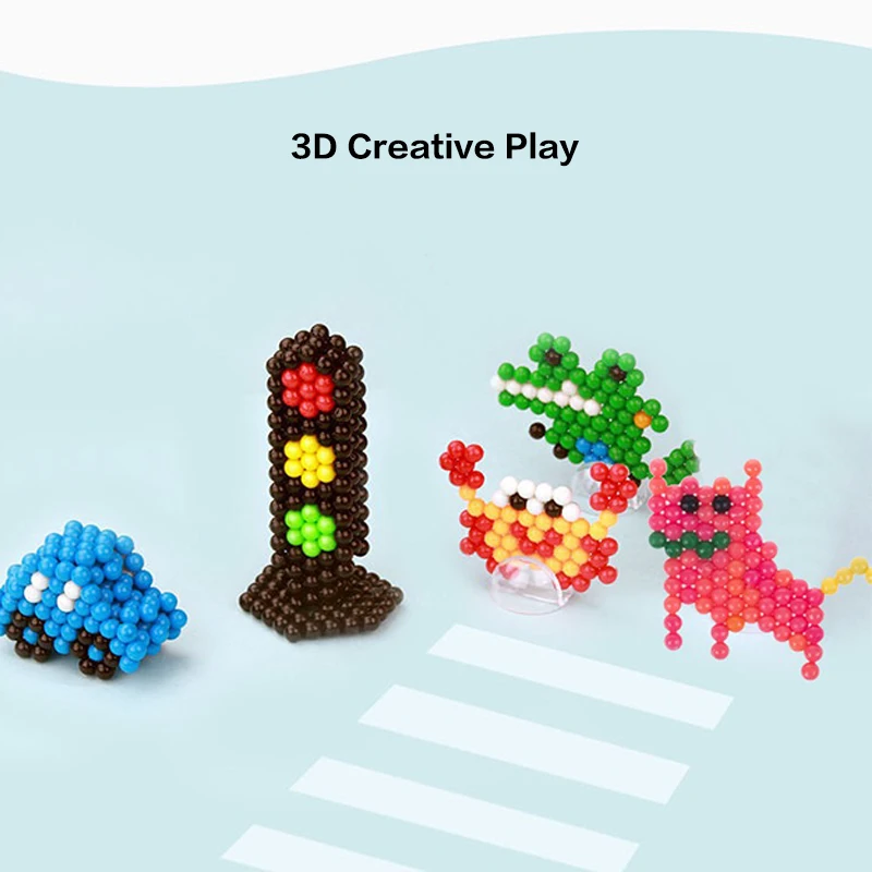 36 Colors DIY Water Bead Spray Magic Beads Handmade 3D Puzzle Accessories Children's Educational Bead Toys Kids' Craft Puzzle