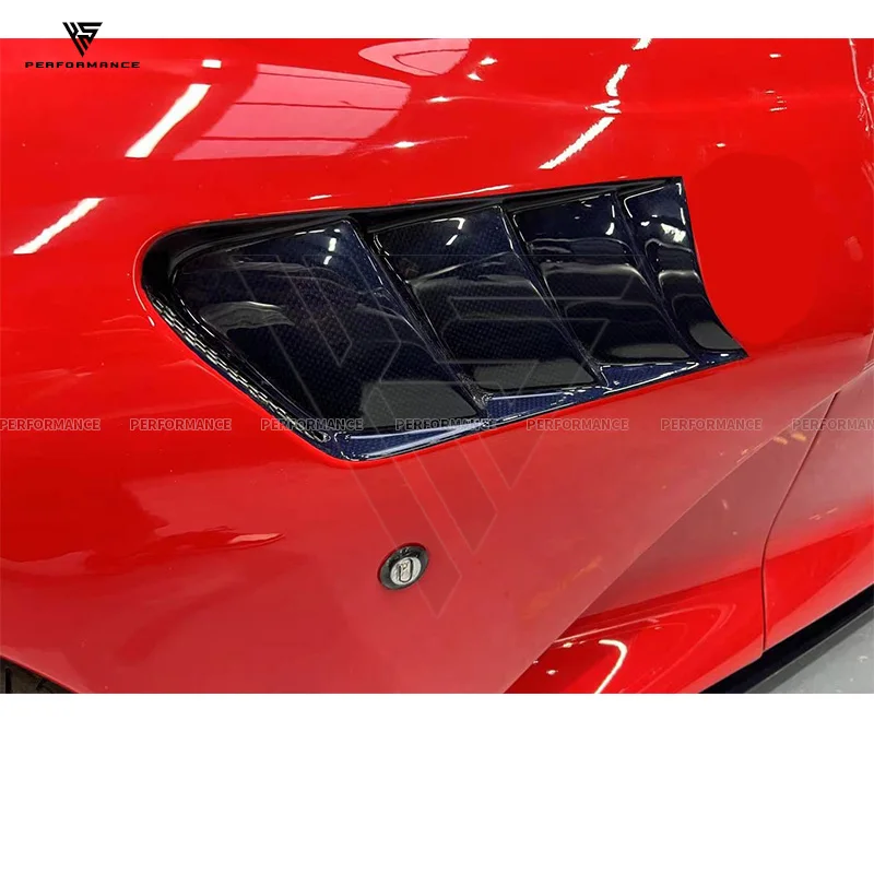MSY Style Style Dry Carbon Fiber Car Exterior Accessories Front Fender For Ferrari 812 2017-2020 Carbon Fender Mudguards
