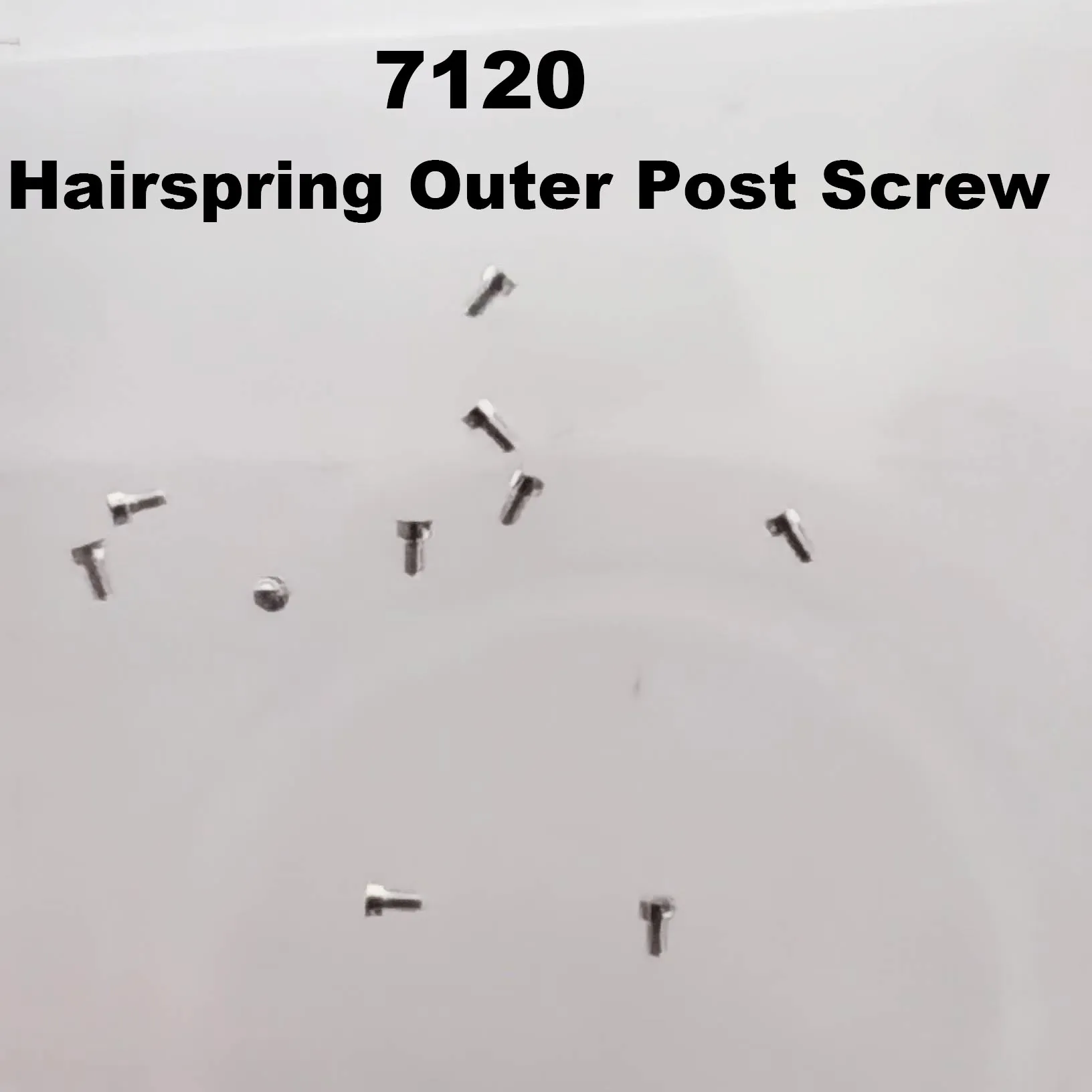 مناسبة للحركات الميكانيكية المحلية 7120 زنبرك الشعر الخارجي مسامير أجزاء صيانة الساعات الميكانيكية ملحقات الساعة