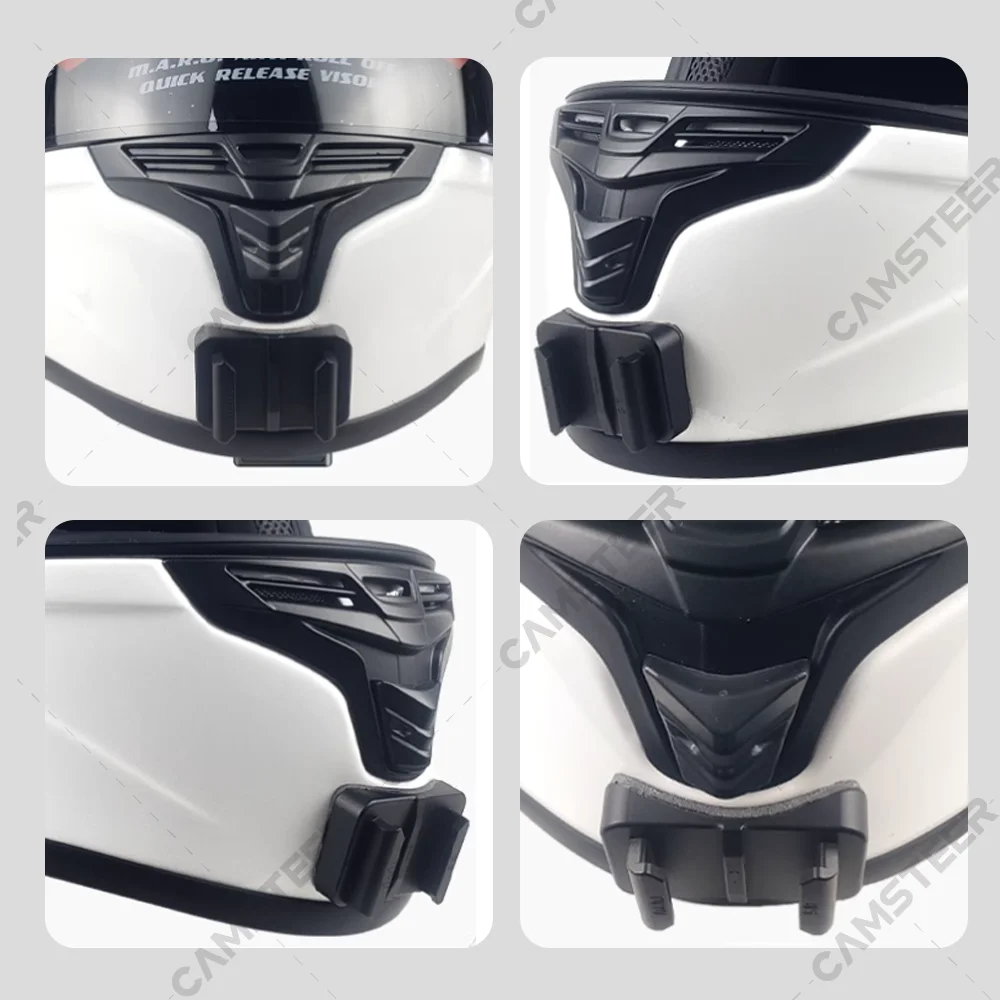 Marushin B5 BFF หมวกกันน็อคปรับแต่งได้สำหรับ GoPro12 11 10 9 DJI Action3/4 Insta360 Ace Pro X4 X3อุปกรณ์เสริมกล้องถ่ายรูป