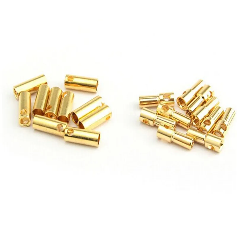 

100 Pairs /Lot 5.5MM Bullet Plugs Banana Connectors & Terminals