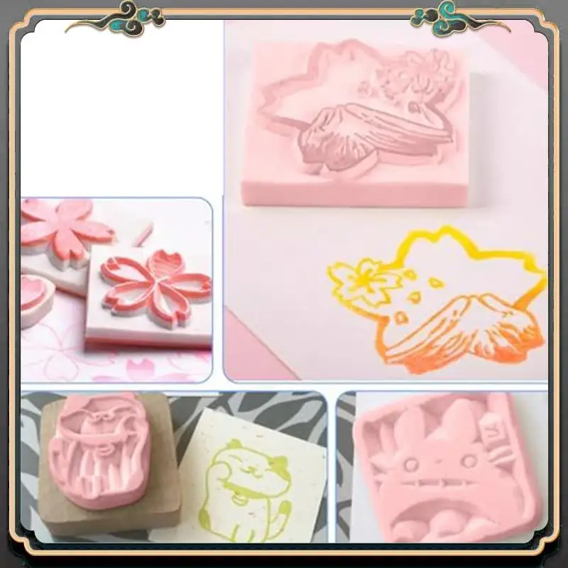 ASMA-10 X 15Cm Rubber Linoleum Block Rubber Engraving Block Stamp Making Kit For Print Making, Stamp Soft Rubber Crafts Durable