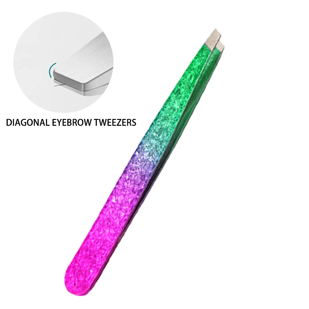 1/4PCS Eyelash Extension Tweezers Professional Stainless Steel Curved Tip Tweezers Set Pointed Tip Beauty Makeup Tool For Women