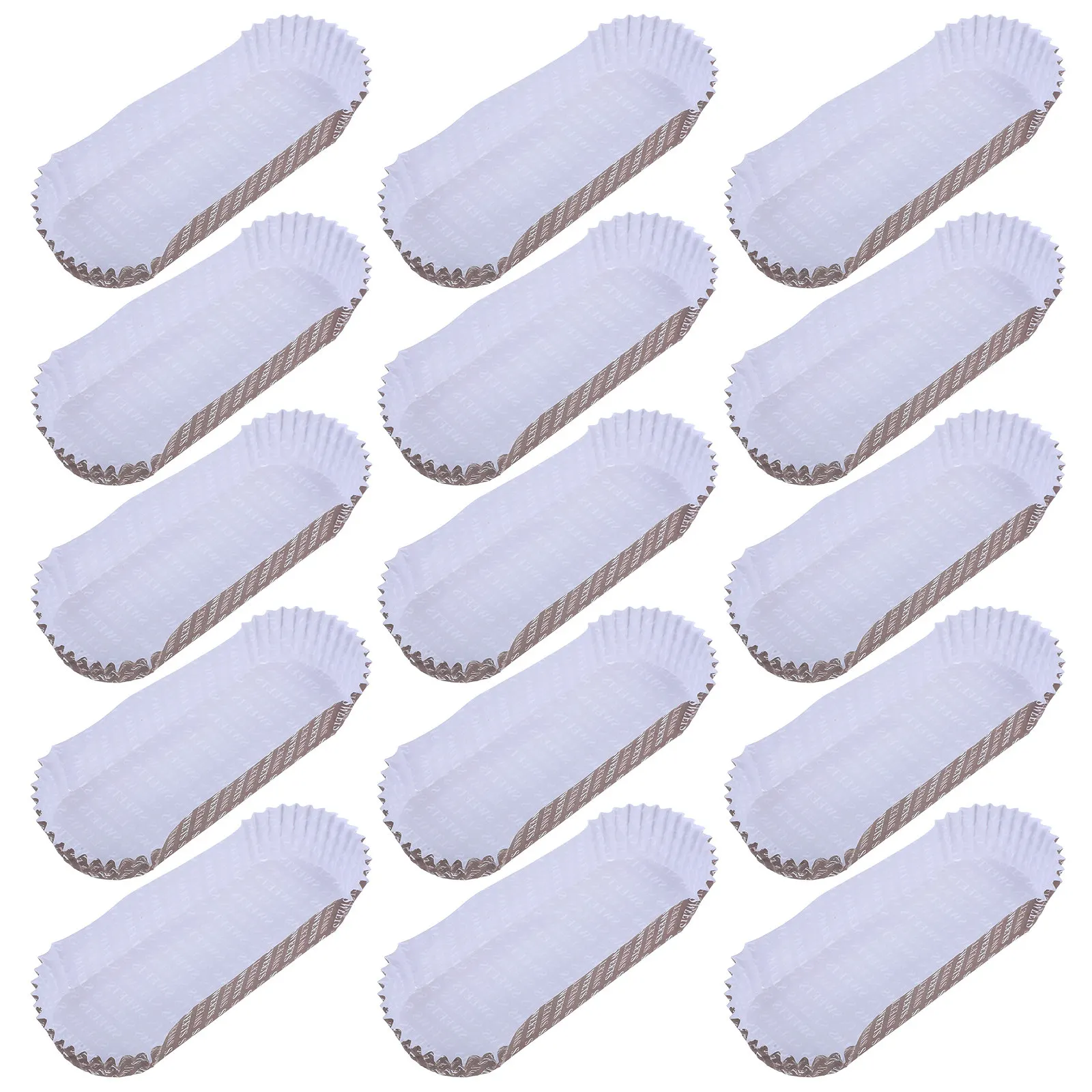 100Pcs Hot Dog Trays Disposable Paper Hot Dog Boats Lightweight Compact Grooved Snack Trays for Outdoor Dining Takeaway